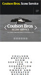 Mobile Screenshot of coulsonbros.com